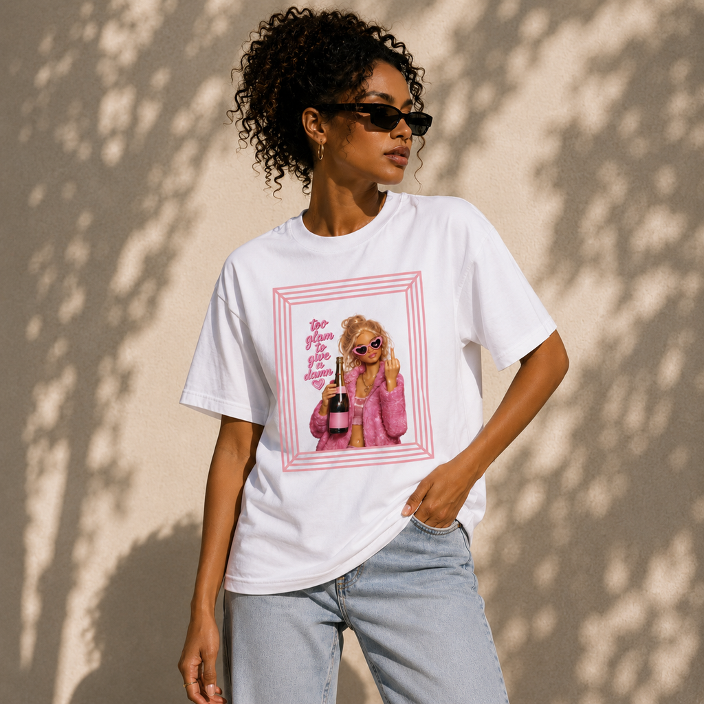 Too  Glam To Give A Damn Tee