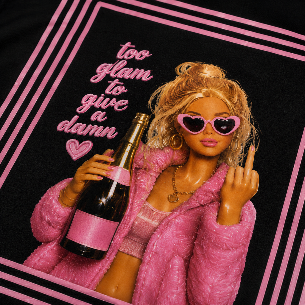 Too  Glam To Give A Damn Tee